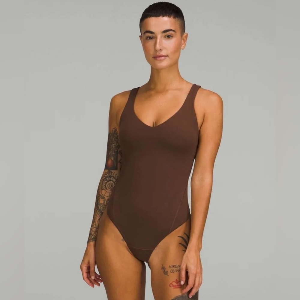 NWT Lululemon Align Bodysuit Sz.10 Java